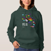 PFLAG Pride Hoodie Dunkler Hintergrund (Vorderseite)