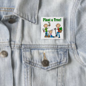Pflanz-ein-Baum-T-Shirts und Geschenke Button (Beispiel)