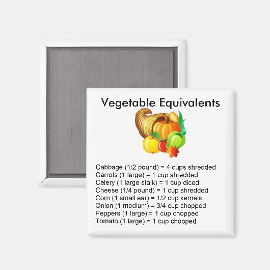 Pflanzäquivalente Fläche Magnet (Vorderseite/Rückseite)