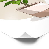 Pflanze 1 in Vector Poster Print von My Sims CC (Ecke)