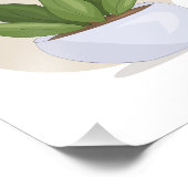 Pflanze 3 Vector Poster Print von My Sims 4 CC (Ecke)