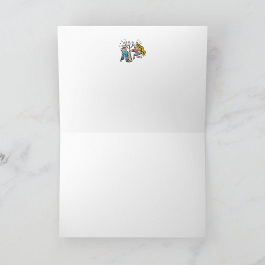 Pflanze A Baum Feiertagskarte (Innenseite)