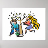 Pflanze A Baum Poster (Vorne)