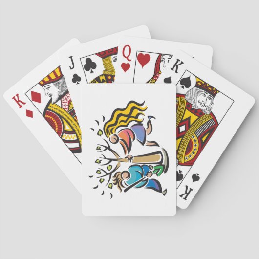 Pflanze A Baum Spielkarten (Rückseite)