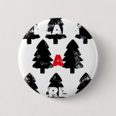 Pflanze A Baummuster Button (Vorderseite)