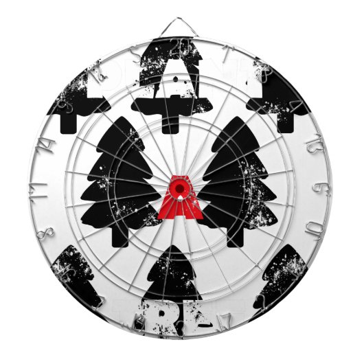 Pflanze A Baummuster Dartscheibe (vorne)