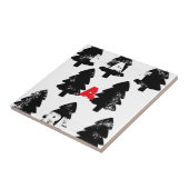 Pflanze A Baummuster Fliese (Seite)