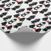 Pflanze A Baummuster Geschenkpapier (Ecke)