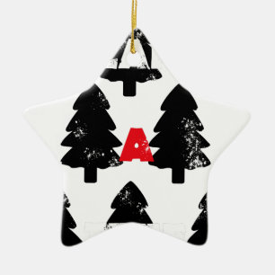 Pflanze A Baummuster Keramik Ornament