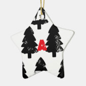 Pflanze A Baummuster Keramik Ornament (Links)