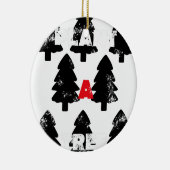 Pflanze A Baummuster Keramikornament (Rechts)