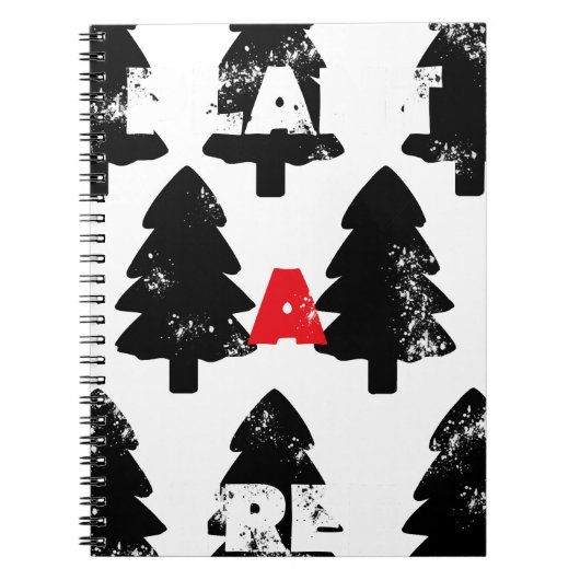 Pflanze A Baummuster Notizblock (Vorderseite)