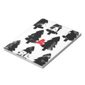 Pflanze A Baummuster Notizblock (Rotiert)