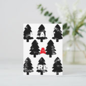 Pflanze A Baummuster Postkarte (Stehend Vorderseite)