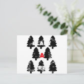 Pflanze A Baummuster Postkarte (Stehend Vorderseite)