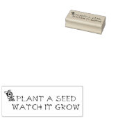 "Pflanze a Seed, Watch it Groove" Gummi-Briefmarke Gummistempel (Stempel)