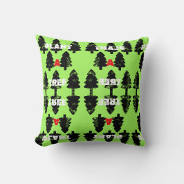 Pflanze A Tree Funky Pattern Throw Kissen