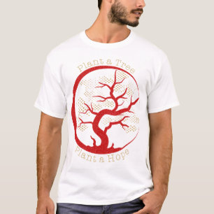 Pflanze a Tree Pflanze a Hope Red Gold Chic Glitze T-Shirt