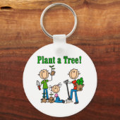 Pflanze a Tree T - Shirt und Geschenke Schlüsselanhänger (Vorderseite)