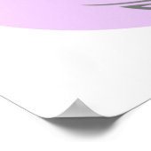 Pflanze Abstrakte Linie Art Poster (Ecke)