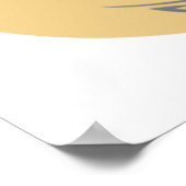Pflanze Abstrakte Linie Art Poster (Ecke)