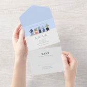 Pflanze All In One Einladung (Abreißen)