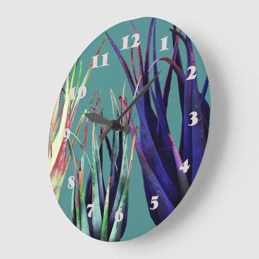 Pflanze Aloe Vera Wall Uhr (Winkel)