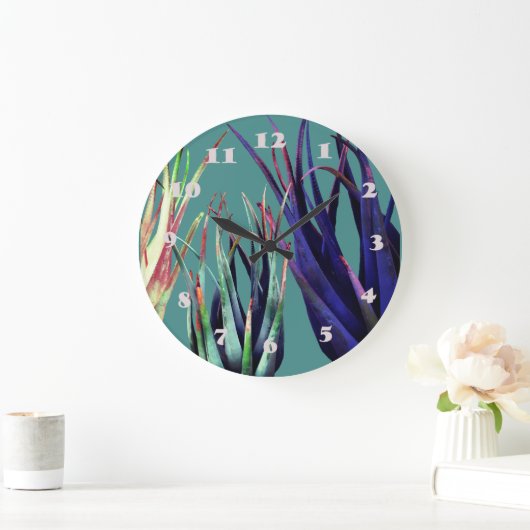 Pflanze Aloe Vera Wall Uhr (Zuhause)