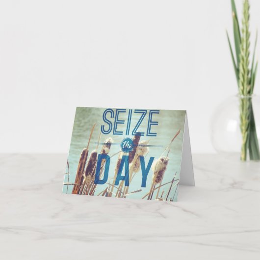 Pflanze am Teich Karte (Vorderseite)