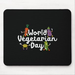 Pflanze am Weltpflanzentag I Eat Vegans Shirt Mousepad