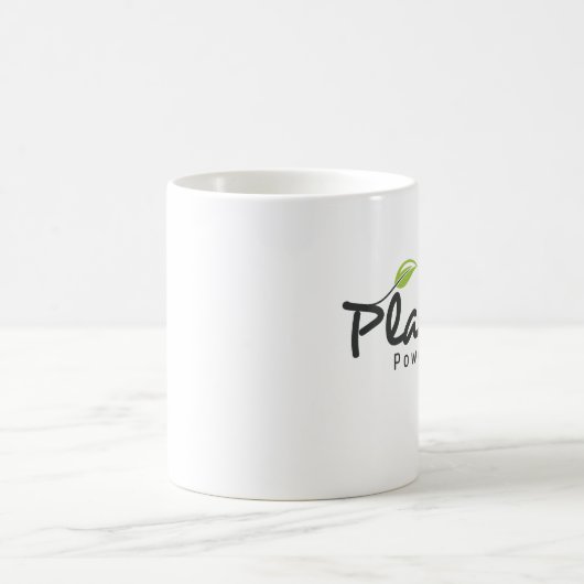 "Pflanze angetriebene" vegane Tasse (Mittel)