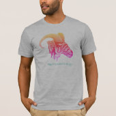 Pflanze-ansässige Energie-Ziege (USA gemacht u. T-Shirt (Vorderseite)