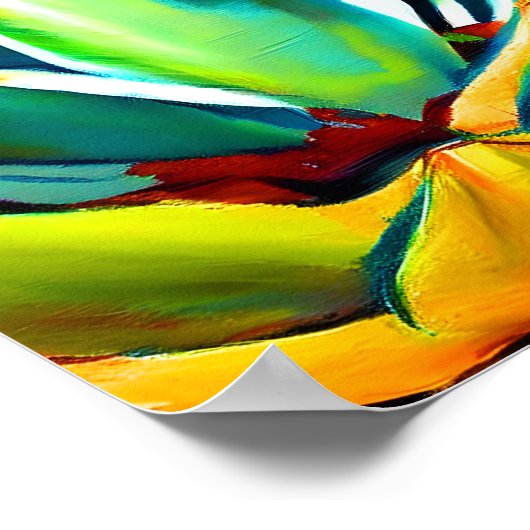 Pflanze Art Poster (Ecke)