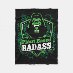 Pflanze auf Basis schlechter Fitness Gorilla Bodyb Fleecedecke