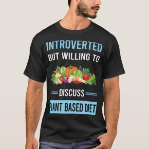 Pflanze auf der Grundlage Veganer Vegetarier Vegan T-Shirt