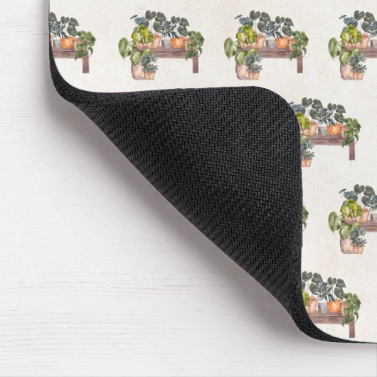 Pflanze auf der Mousepad der Gartenbank (Ecke)