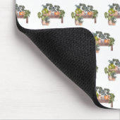 Pflanze auf der Mousepad der Gartenbank (Ecke)