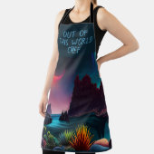 Pflanze auf einem Alien-Planeten unter Sternen Schürze (InSitu)