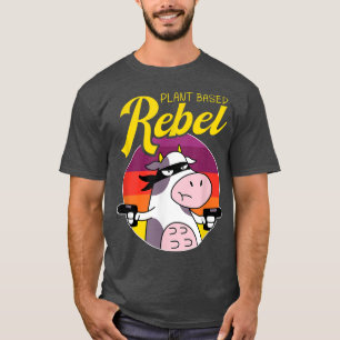 Pflanze auf Rebell Gemüse pflanzliche Pflanze Funn T-Shirt