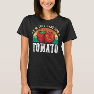 Pflanze auf Tomaten/Paradeiser Vintag Gartenbauern T-Shirt