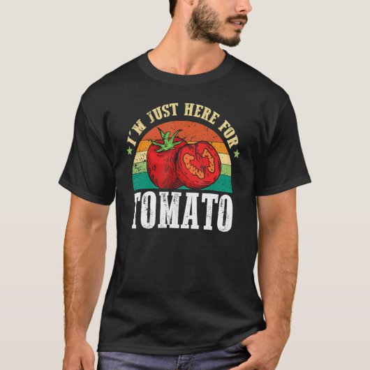 Pflanze auf Tomaten/Paradeiser Vintag Gartengarten T-Shirt (Vorderseite)