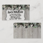 Pflanze aus Baumwolle der Visitenkarte (Vorne/Hinten)