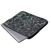 Pflanze aus grünen Blättern Laptopschutzhülle (Vorne Knopf)