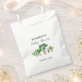 Pflanze Babydusche Blüte individuell botanisch Geschenktütchen (Ausgeschnitten)