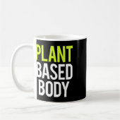 Pflanze-Based Body Vegan Gym Bodybuilding WorkoutF Kaffeetasse (Links)