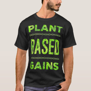 Pflanze basiert gewinnt Vegane Gymnastik T-Shirt