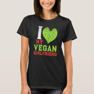 Pflanze basiert Veganen Paar I Liebe Meine Vegane  T-Shirt