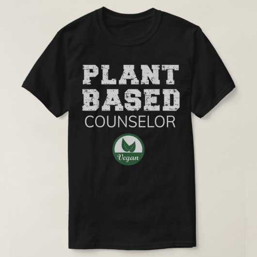 Pflanze-basierte Beratung T-Shirt (Design vorne)