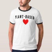 Pflanze-basierte Liebe T - Shirt (Vorderseite)