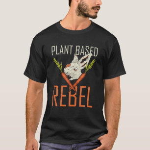 Pflanze-basierte Rebellen Rabbit Hare Carrots Vega T-Shirt